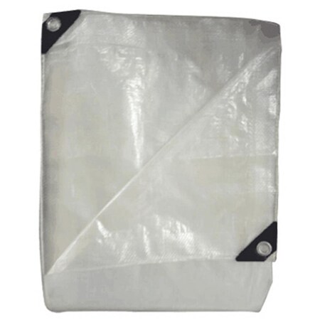 Kaps Tex Heavy Duty Tarp, Silver/Black 235450